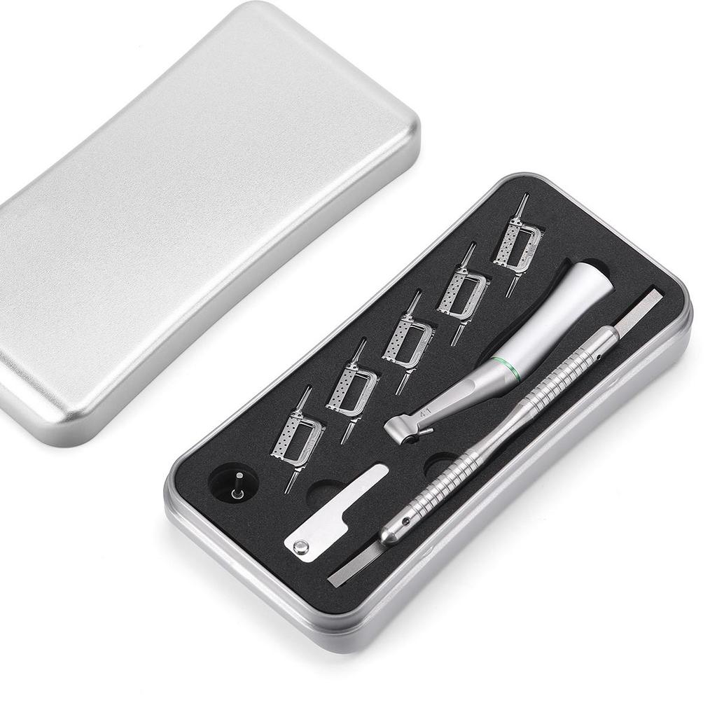 Dental 4:1 Reduction Contra Angle Handpiece Interproximal Strips Set 10Pcs Interproximal Stripping Dentistry Instruments