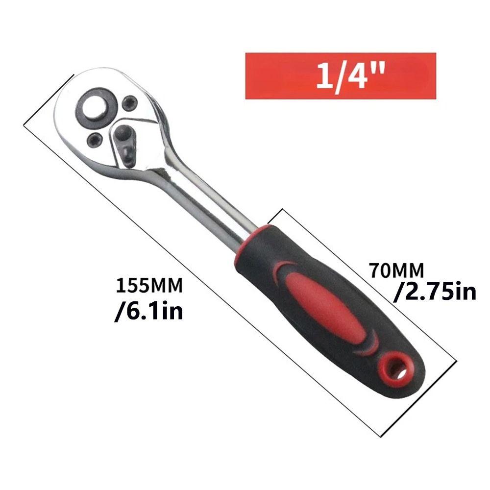 24 Tooth Drive Ratchet Socket Wrench Quick Ratchet Spanner Multi-funtion Ratchet Wrench  Hand Tool