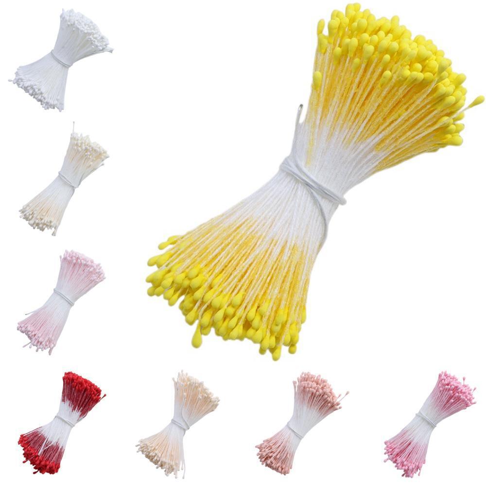 380 pcs: 1mm Matte Flower Centers & Imitation Plaster Stamens for Roses, Lilies