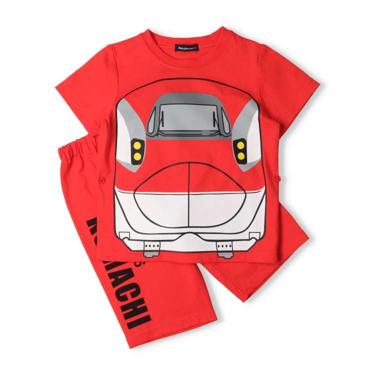 

Moojeonjon Children s JR Shinkansen Train Costume Short Sleeve Pajamas, Sizes 90cm - 140cm, B33797