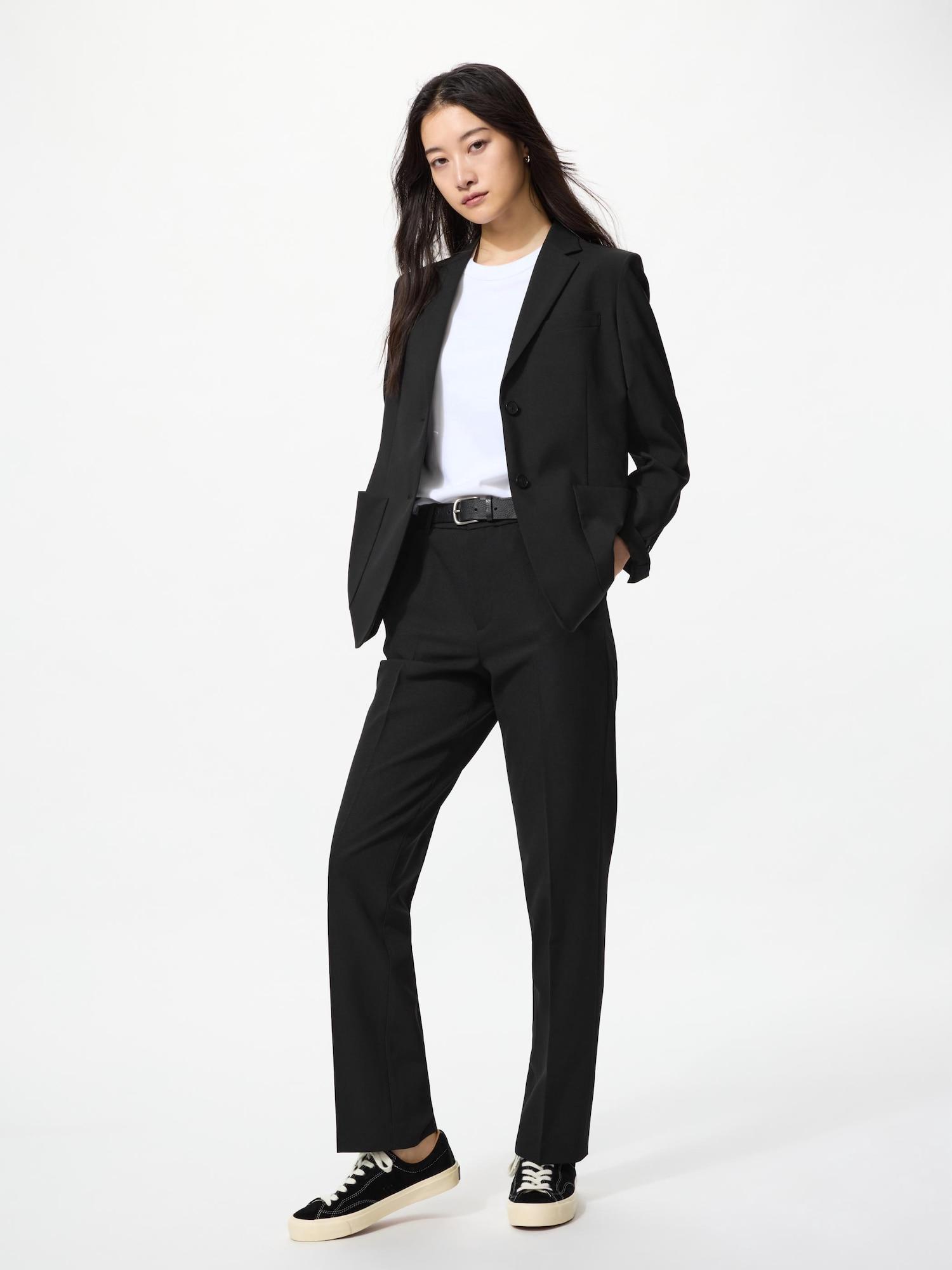 

Uniqlo Japan Впечатляющие узкие брюки длиной 77 см, можно установить 09 BLACK/S