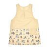 Side Button Apron Animal Mode 258031 Beige [Kusuguru Japan] M-L