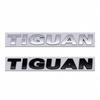 Pegatina de Coche 3D Metal Cromado Plata Negro Maletero Trasero Carrocería Guardabarros Letras TIGUAN Etiquetado Emblema Insignia Logo
