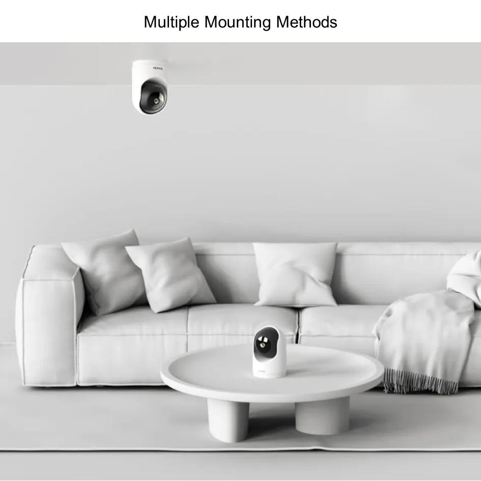 Tenda RP3 V3.0 3MP Security Pan/Tilt WiFi6 Two Way Audio Indoor Camera, 360° All-Round Vision, Baby Cameras for Home Security (with optional SD Card)