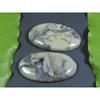 126Cts. Natural Coffee Bean Jasper Oval Cabochon Loose Gemstone 2 Pcs Lot A-319