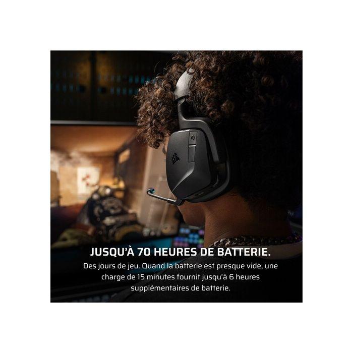 Casque gaming sans fil Corsair Void v2 Bluetooth Carbon