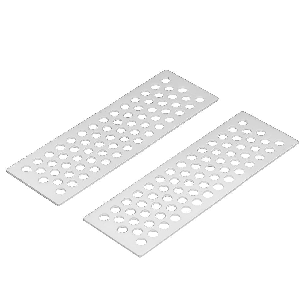 

2pcsset Aluminium Sand Ladders Recovery Board Ramp Tool for 110 RC Crawler(Silver)