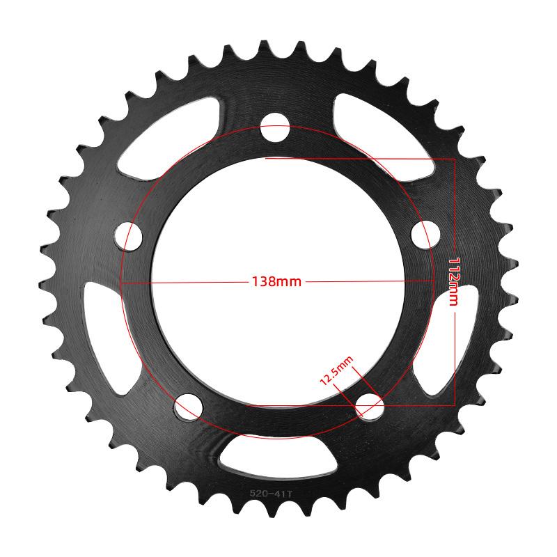 520 16T 17T Front 41T Rear Sprocket for HONDA NC750 2014-2024 NC700 2012-2015 CT700 D N ND CTX700 NSS750 NC 700 750 NSS CT CTX