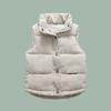 Kids Padded Vest Boys Girls Corduroy Winter Outerwear Thick Cotton Lined Sleeveless Jacket Toddlers 3-8Y