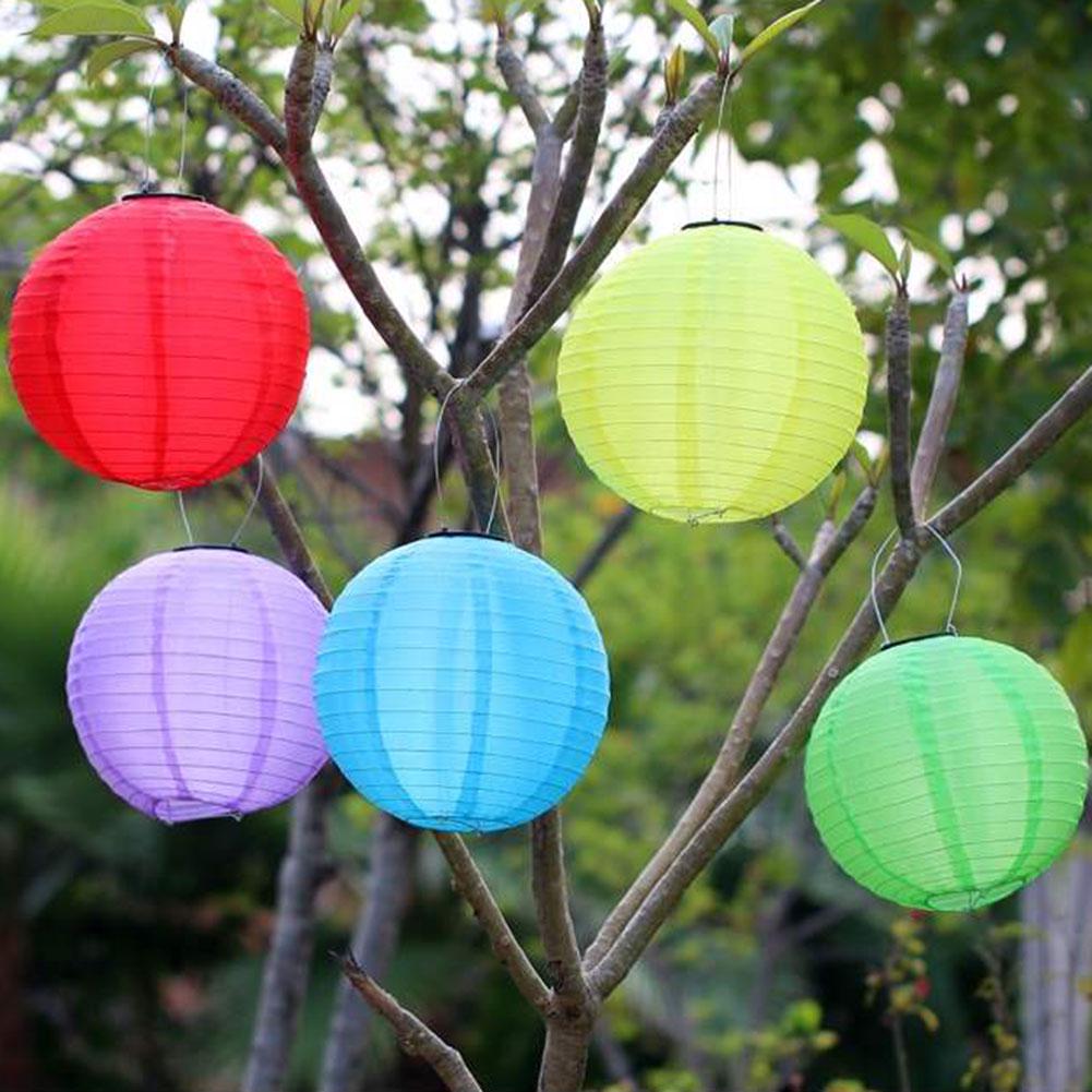 Waterproof Lantern Solar Fairy Light 30cm Outdoor Solar Power Lantern Lamp Christmas Garland for Wedding Home Garden Decoration