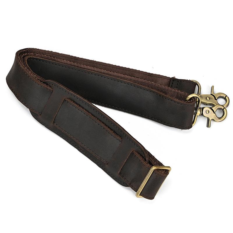 Crazy Horse Leather Retro Shoulder Rest Shoulder Strap Adjustable Shoulder Strap Shoulder Bag Strap Adjustable Messenger Bag Accessories