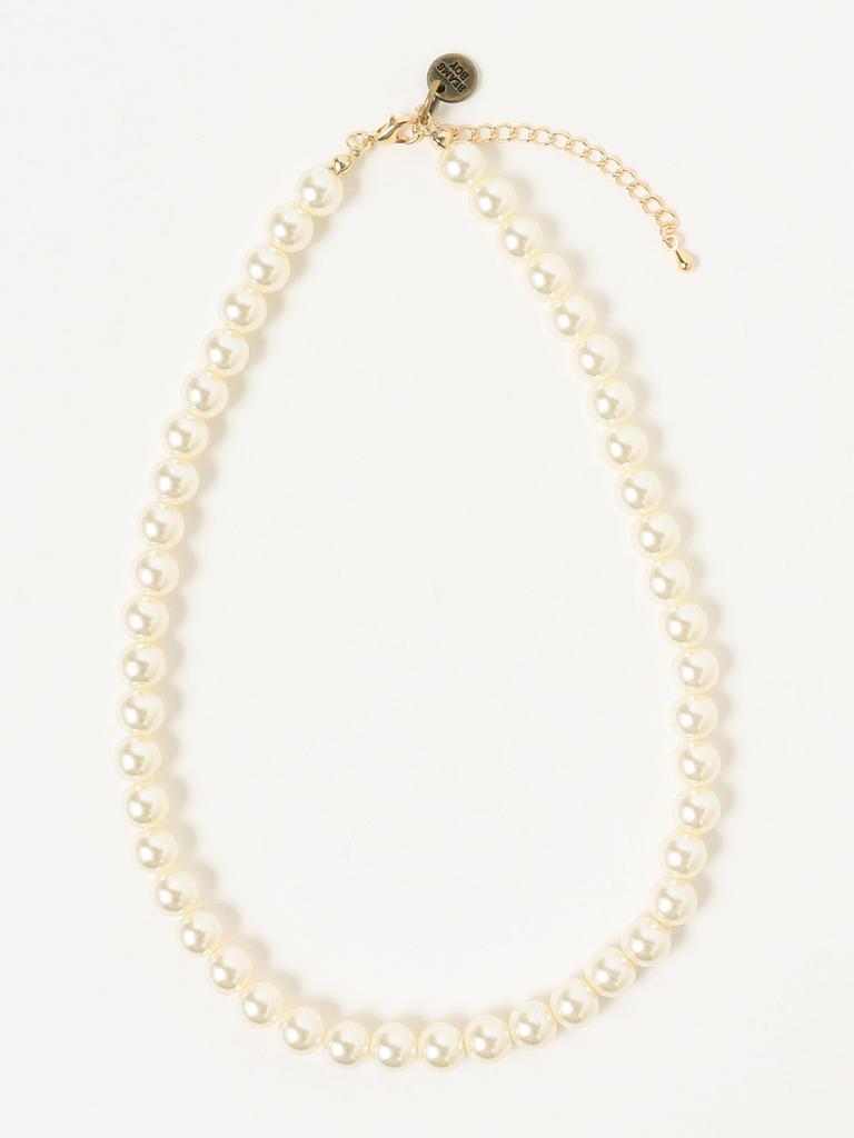 Beams Boy Pearl Choker Set for Women, White, One Size
