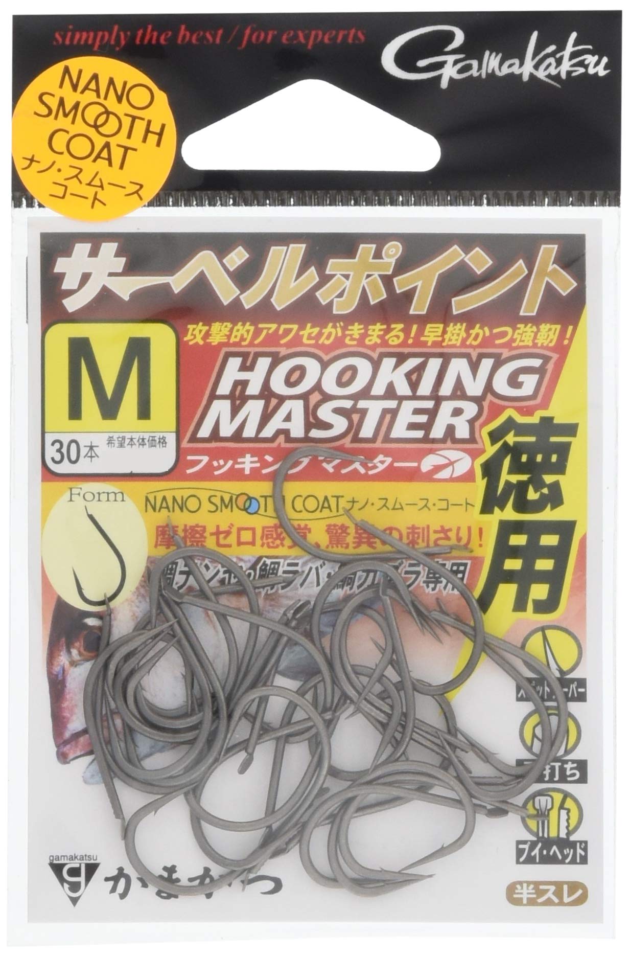 Gamakatsu Rose Value Saber Point Hooking Master (НСК). 68531-M M
