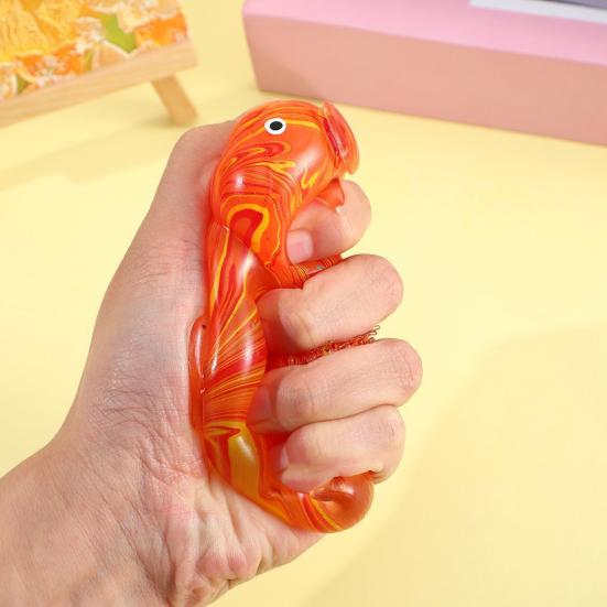Dinosaur Squeeze Toy Slow-Rising TPR Fidget for Stress Relief Cute Soft Decompression Gadget for Students Adults