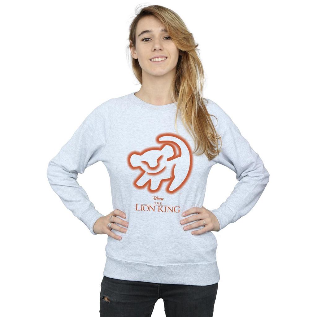 Disney Womens/Ladies The Lion King Cave Drawing Sweatshirt