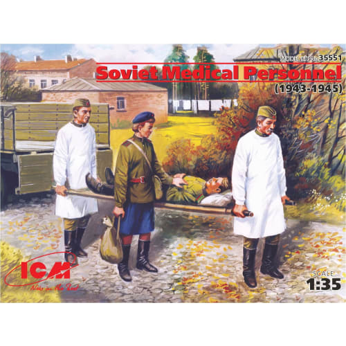 ICM 1/35 Soviet Medic (1943-1945) Plastic Model Kit 35551