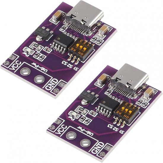 10-Pack Type-C QC AFC PD2.0 PD3.0 to DC Spoof Scam Fast Charge Trigger Polling Detector USB-PD Notebook Power Supply Change Board Module