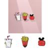 Quirky Bold And Metal Badge Brooch Featuring Eyecatching Cartoon Style Fashion For