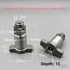 Electric Wrench Accessories Aluminum Head Shell Wrench Square Axis Switch Assembly Universal