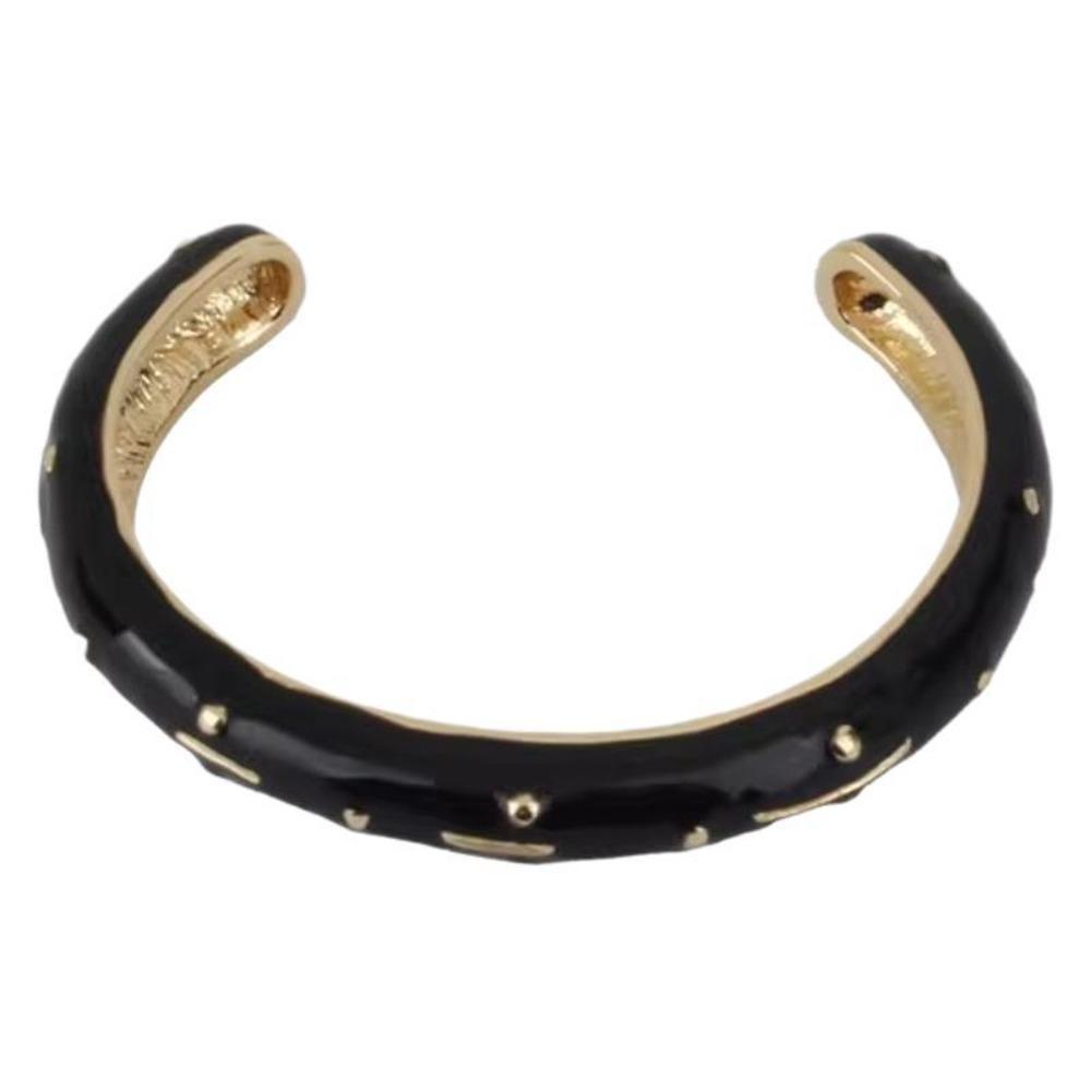 Classic Retro Opening Bangle French Style Women's Hand Bracelet Simple Woman Cuff Bracelet  Jewelry