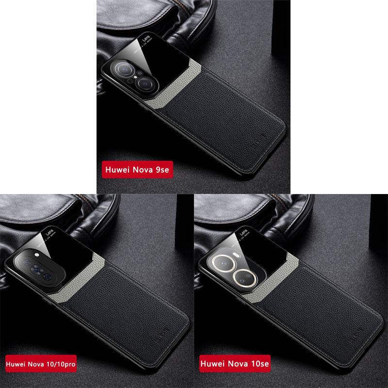 Pouzdro pro Huawei Nova 10 se Pouzdro PU Kůže Zadní Kryt Pro Huwei nova 9 10 Pro 9se 10se Pouzdra nova9 nova9se nova10 Coque