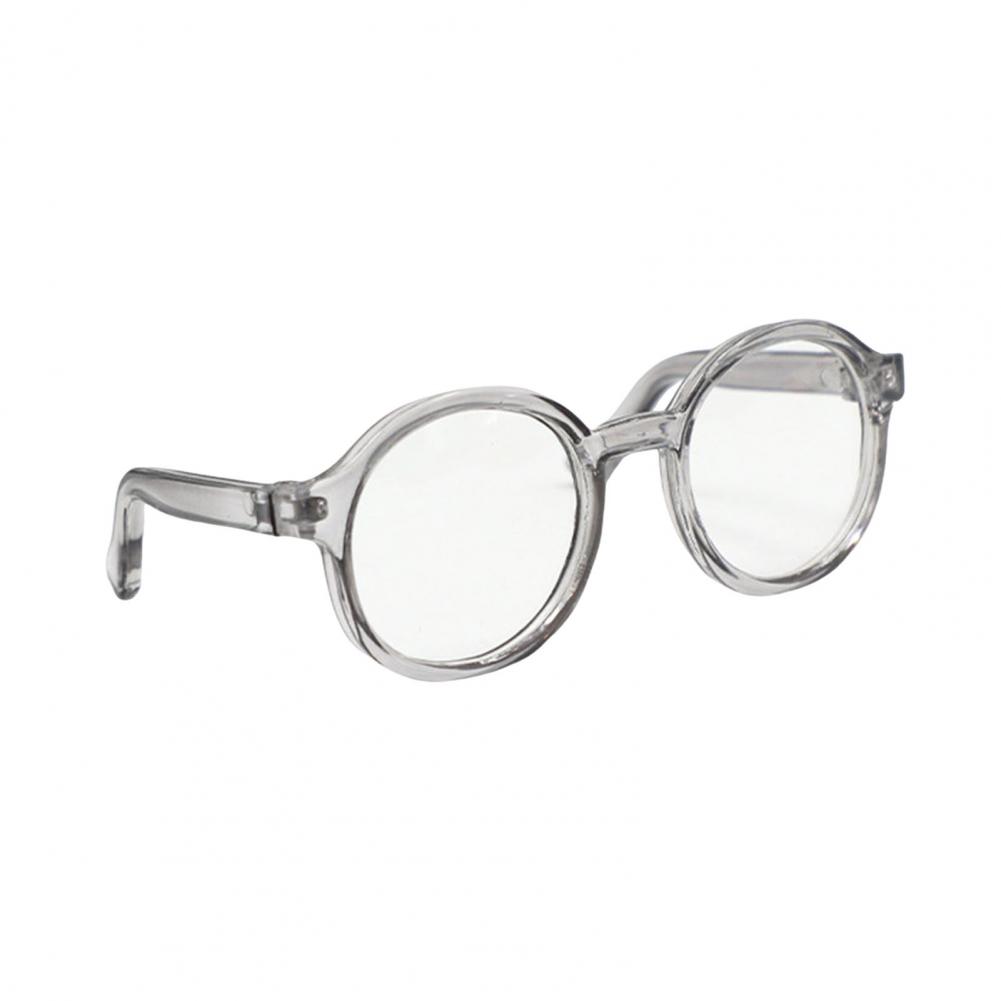Doll Glasses Accessories Stylish Doll Accessories Pet Doll Sunglasses Set for Photo Shoots Costumes Mini Round Frame