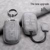 Schlüsselhülle für Kia: K3, K5, K2, KX3, K4, KX5, Sportage, Yipao, Forte - Retro-Schutzhülle mit Schnalle