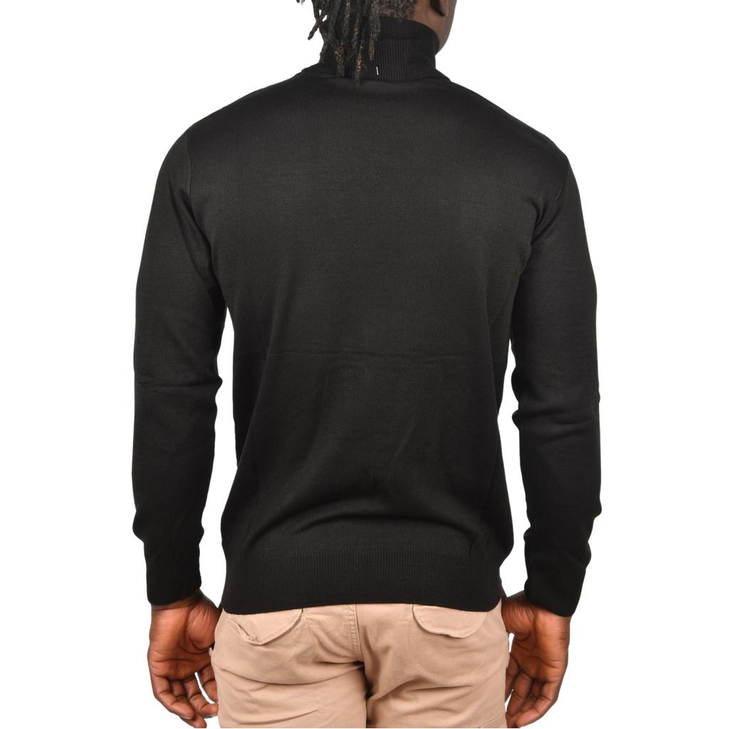 DeepSEA Zigzag Desenli Tam Balıkçı Yaka Dar Kesim Boğazlı Triko Kazak 2505497