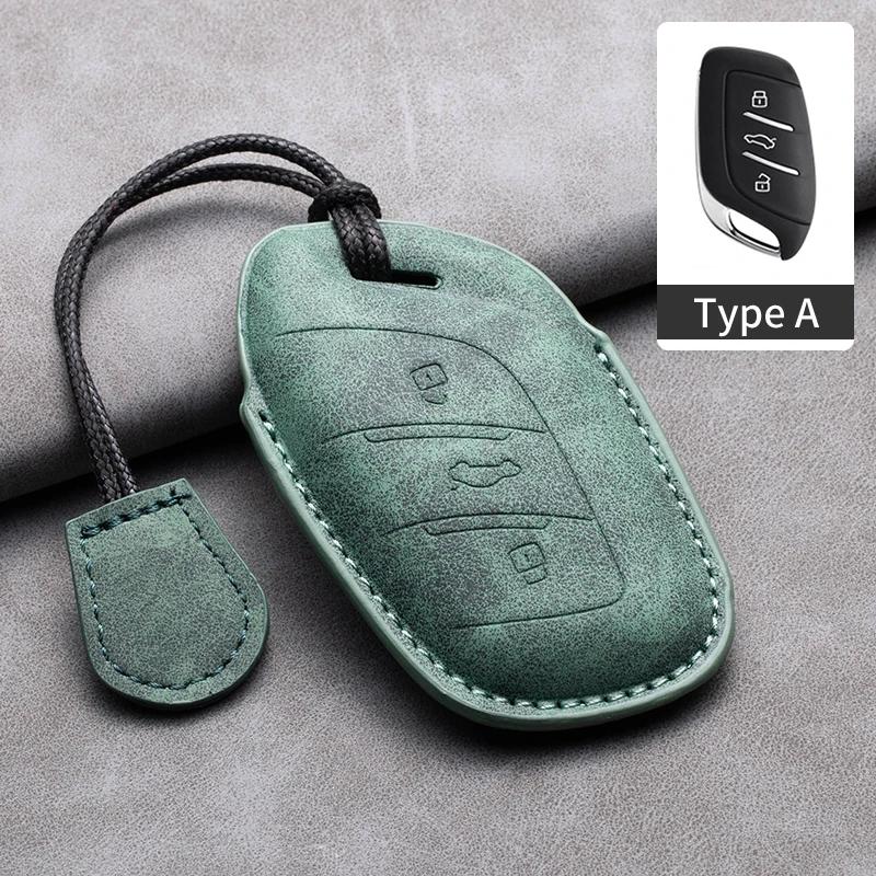 

Car Remote Key Case Cover Shell for Roewe MG4 2023 MG6 RX5 I6 I5 RX3 RX8 ERX5 for MG ZS EV EZS HS EHS 2019 2020 Leather Keychain