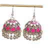 Retro Bohemian Tassel Bell Earrings with Hollow-Out Design
