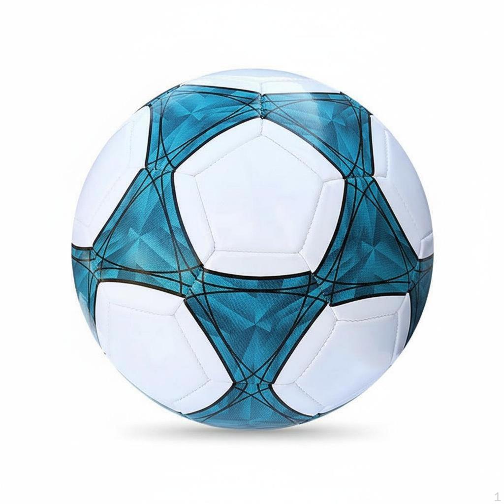 Klassischer Schwarz-Weißer Fußball Offizielle Größe & Gewicht Maschinengenähte Konstruktion