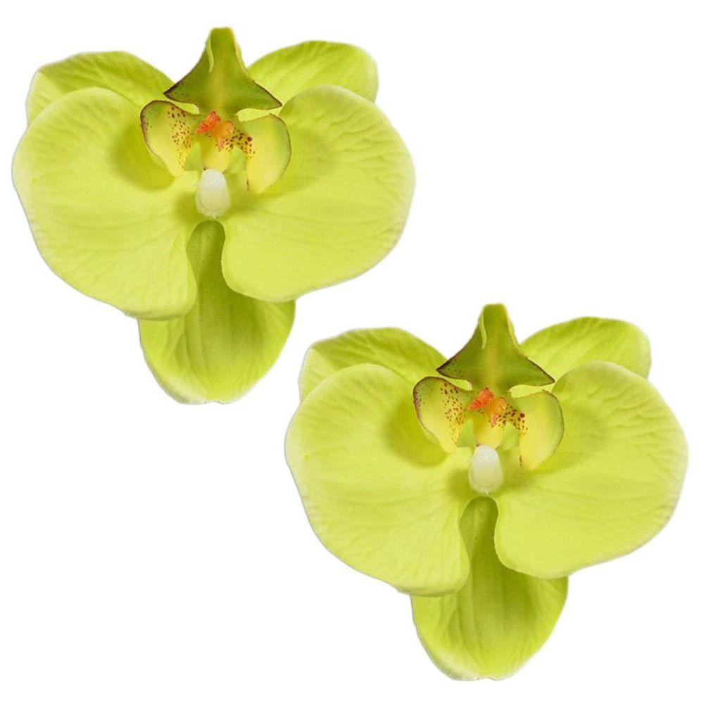 2pcs Korean Style Artificial Butterfly Orchid Decoration Flowers Orchids  Car Home Decoration