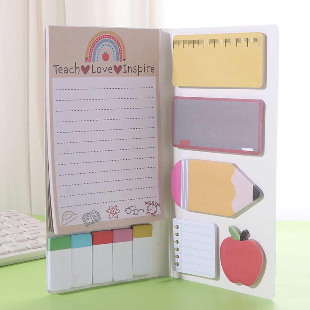 Self-Stick Sticky Note Pads Teachers' Day Theme Writing Memo Pads  Teaching Supplies