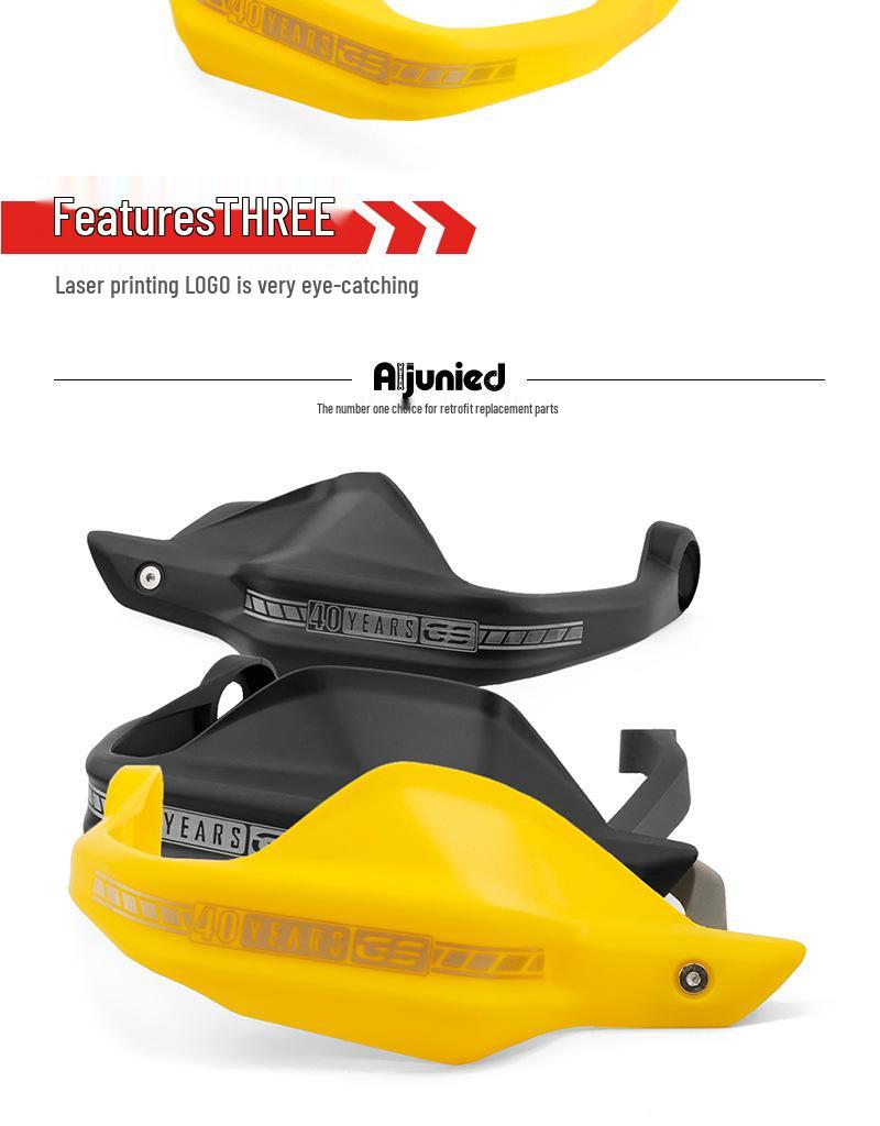 BMW R1250GS R1200GS LC Handguard Plates: Anti-Fall Handlebar Windshield Protector