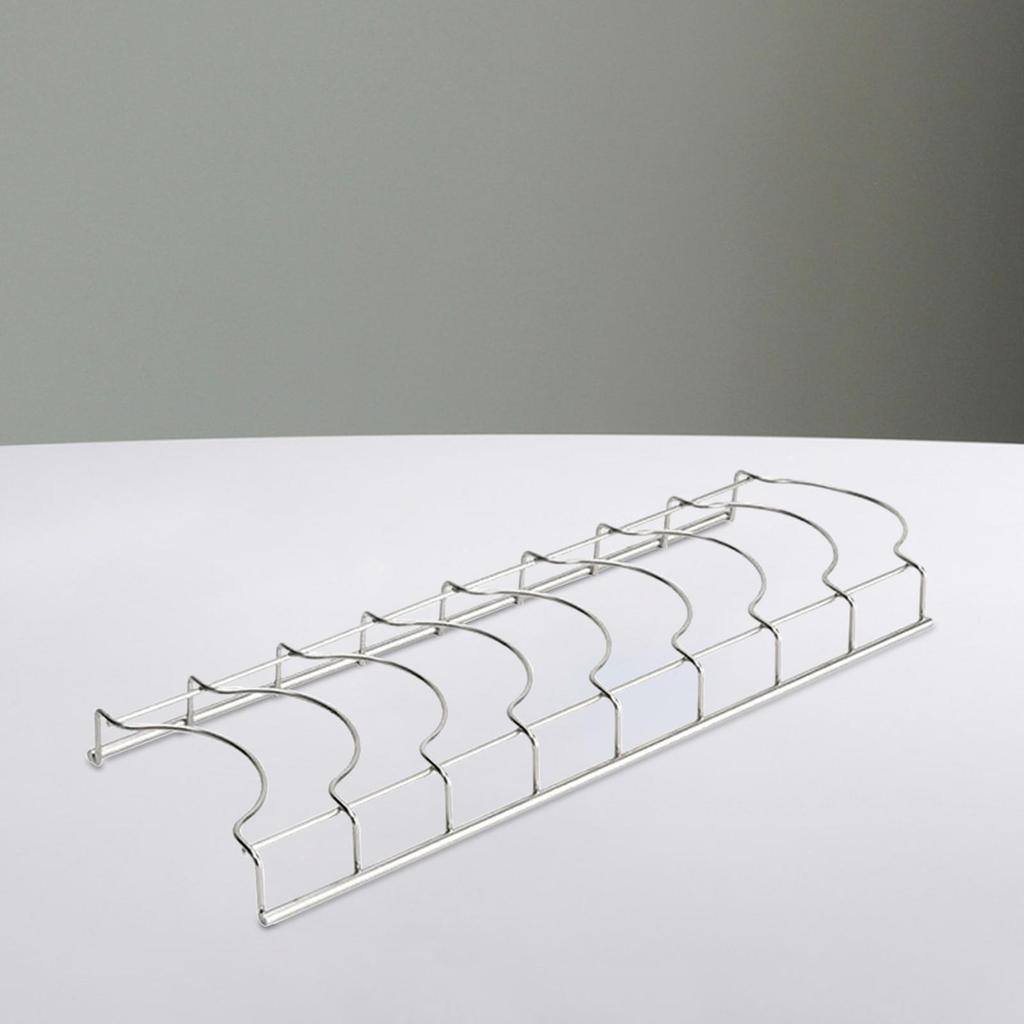 Dish Storage Rack Lid Organizer Serving Tray Space Saving Plate Organizer Dish Drying Rack for Kitchen Dining Room Cabinet