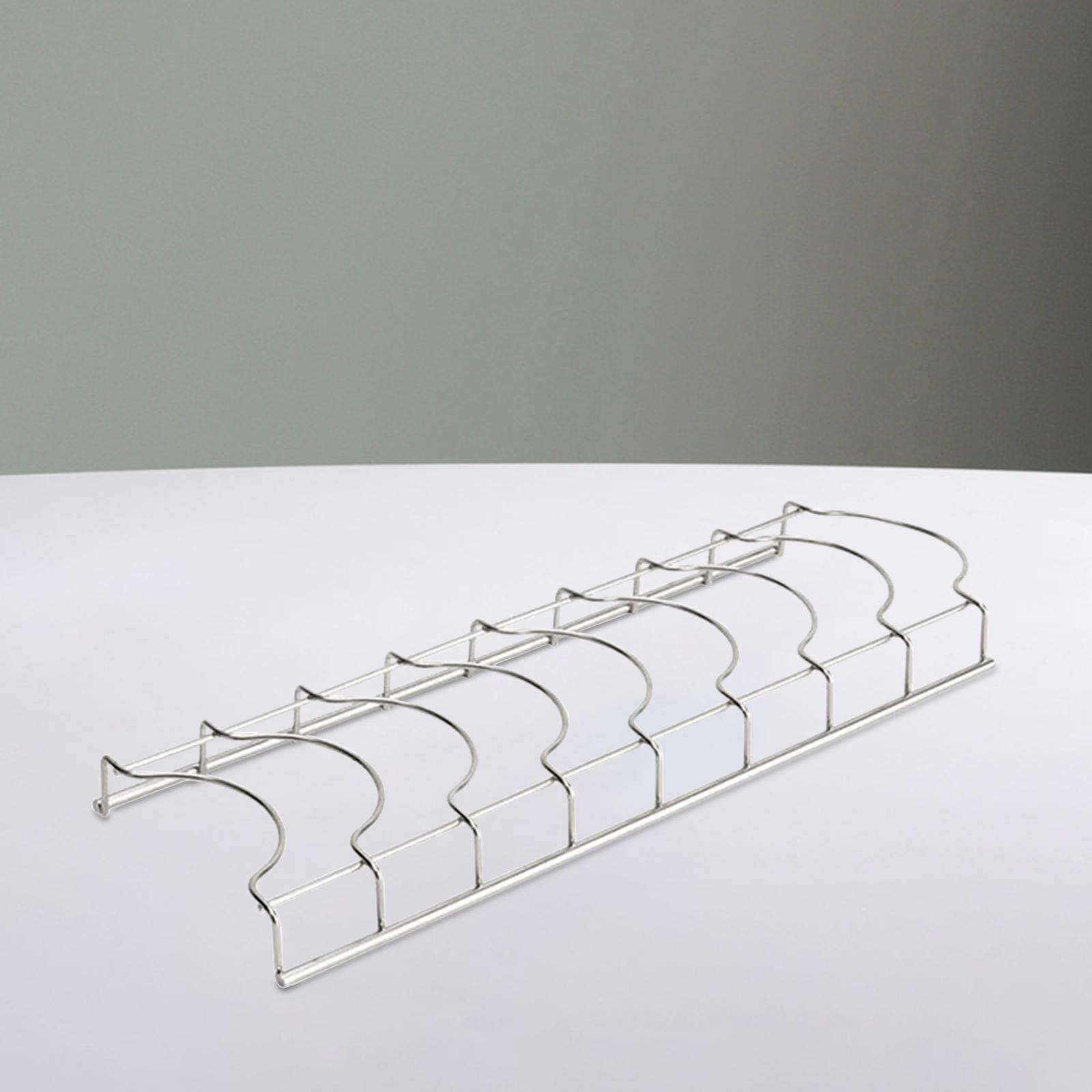 

Dish Storage Rack Lid Organizer Serving Tray Space Saving Plate Organizer Dish Drying Rack for Kitchen Dining Room Cabinet