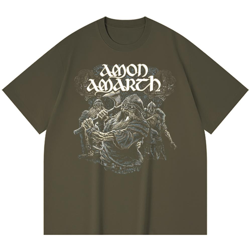 230 g/m² 100% Baumwolle Heavy Metal T-Shirt Rockband Beliebte Musik Druck Unisex Schweres Baumwoll-T-Shirt