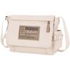 Warrior High-Value Casual Versatile Trendy Fresh Retro Work Style Crossbody Bag Unisex Bags Black White H23B03U5120101HL