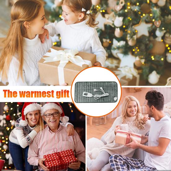Electric Heating Pad with 6 Temperature Settings 4 Timer Modes Fast Heating Overheating Protection Auto Shut Off Heat Therapy Pad