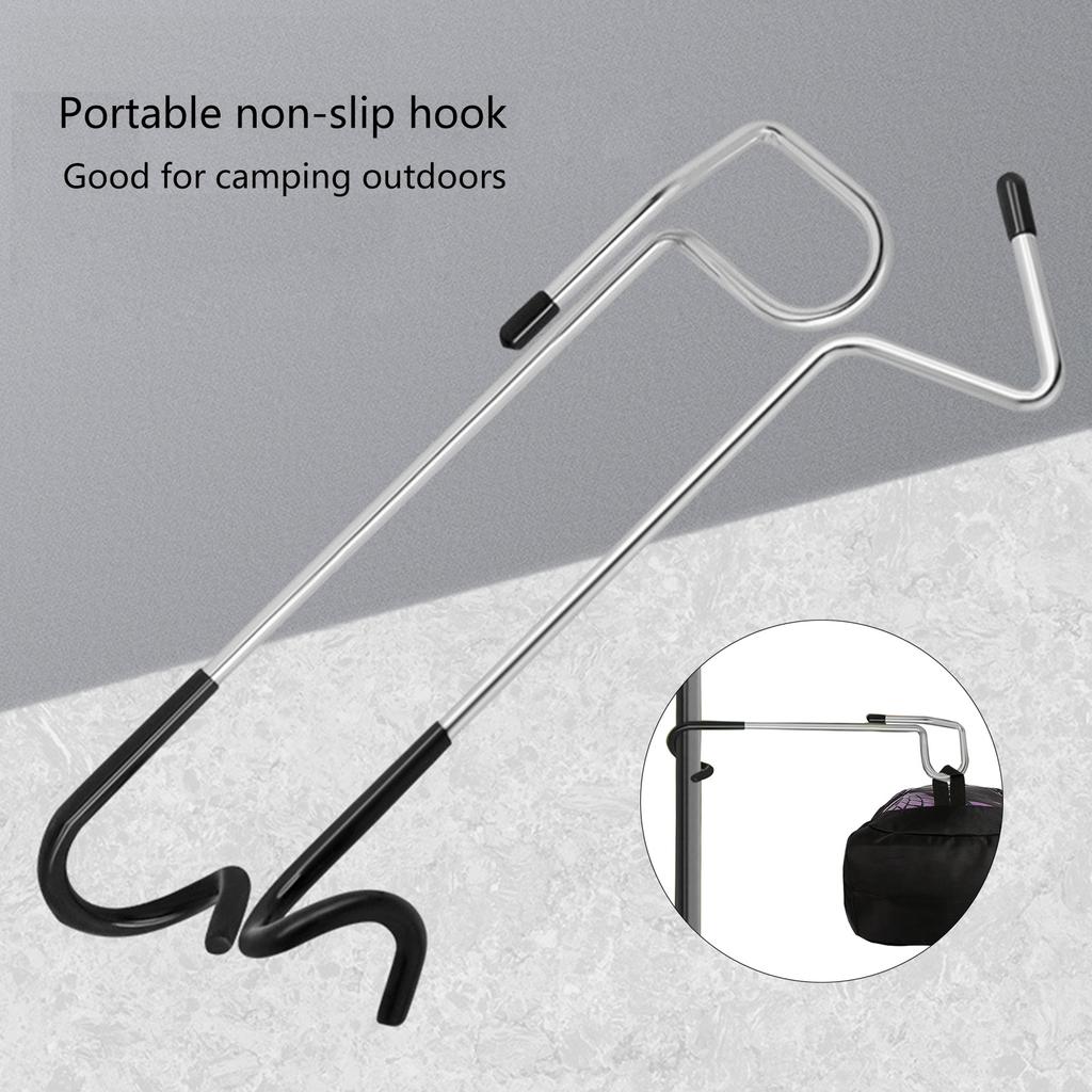 Non Slip Lamp Poles Hanger Multi-Purpose Tent Light Hanger Portable Camping Lanterns Hooks Hangers Outdoor Camping Tool