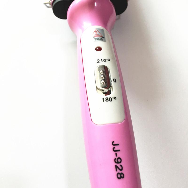 White&Gray Professional Hair Waver Wave Curler Ceramic Hair Curling Iron 3 Barrel Clamp Wave Curler