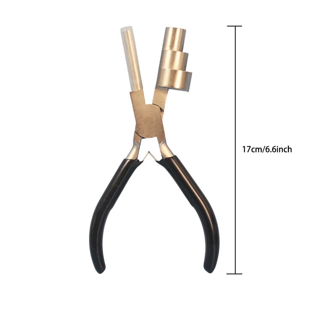 Professional Wire Bending Pliers - 3 Sizes (13/17/22mm) Stainless Steel Jewelry Tool for Looping Wrapping And Bail Making