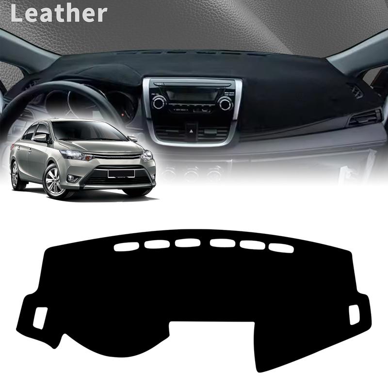 For Toyota Vios XP150 2014- Yaris Sedan Car Dashboard Cover Dashmat Non‑Slip Protective Dash Mat Pad Auto Accessories