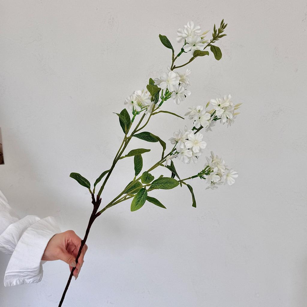 Long branch snow orchid simulation flower hydrangea fake bouquet simple home living room decoration ornament photo props