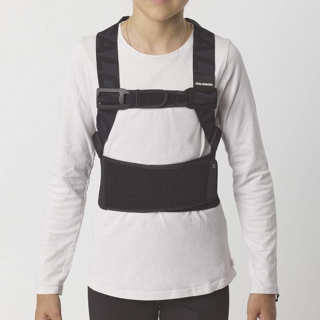 SALOMON Ski Snowboard Protector FLEXCELL JUNIOR Kids L47341400 JL Str Svart