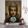Buddha Statue Meditation Pattern Tapestry Home Wall Decoration Tapestry Bedroom Living Room Tapestry