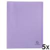 Protège-document - Exacompta - Chromaline Pastel - Polypropylène Recyclé - 40 Pochettes - Mauve