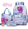 4Pcs/set New K-Pop Printed Backpack Handbag Pencil Case with 750Ml Water Bottler for Teenager Boy Girl Schoolbag Student Large Capacity Bookbag