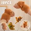 1-10PCS Rytanda Capivara Brinquedos Círculo de Aplausos Capivara Pelúcia Anel de Mão Círculos Pop Divertidos Crianças Presente Tapa Estalo Enrolar Pulseira