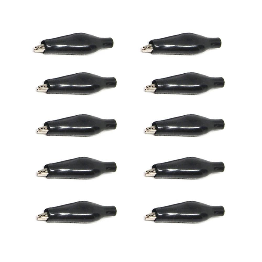 Metal Alligator Test Clips G98 Electrical Crocodile Clamps Red Black Insulated Cover for Car Battery Circuit Testing Tool